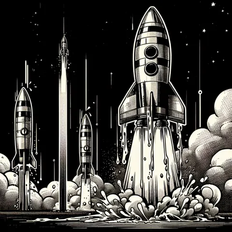 Moon, Mars, and Missteps: A Space Saga cover art